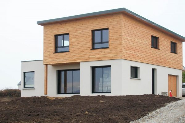Construction mixte maçonnerie - ossature bois