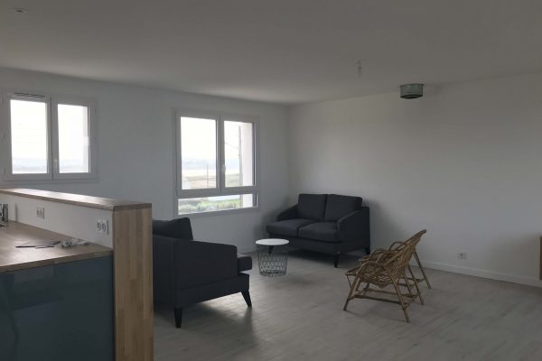 Salon Rénovation - extension ossature bois
