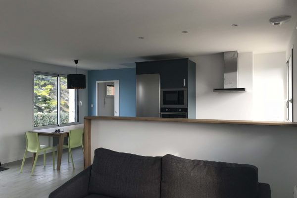 Salon Rénovation - extension ossature bois